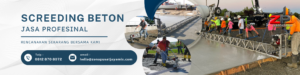 screeding Beton
